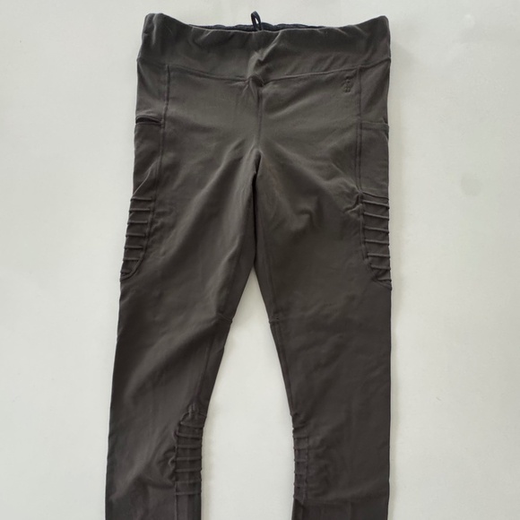 Smartwool Merino Moto Leggings Army Green - Picture 6 of 6